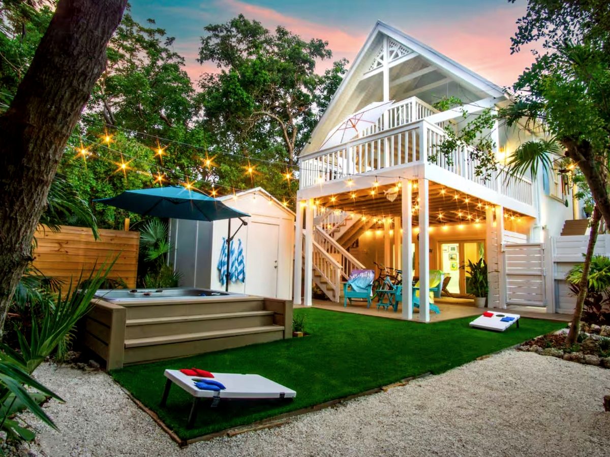 A member property at twilight in Marathon, Florida