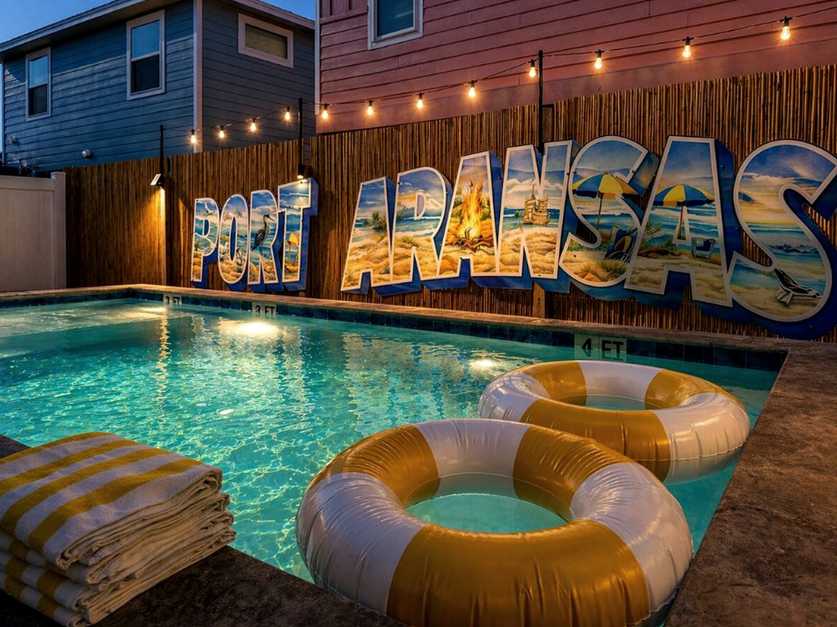 A pool at a member property in Port Aransas, Texas